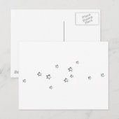 Carte Postale Petites Étoiles (Devant / Derrière)