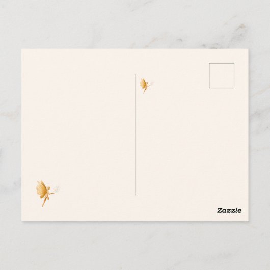 Carte Postale Petites fées dans la forêt Plutôt lumineux (Dos)