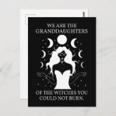 Carte Postale Petites-filles des sorcières que vous ne pouviez p (Devant / Derrière)