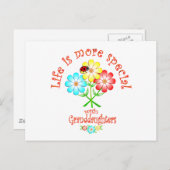 Carte Postale Petites-filles sont spéciales (Devant / Derrière)