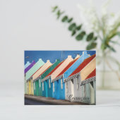 Carte Postale Petites maisons colorées Curaçao (Debout devant)