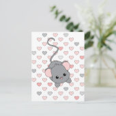 Carte Postale Petites oreilles roses (Debout devant)