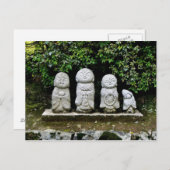 Carte Postale Petites statues de pierre (Devant / Derrière)