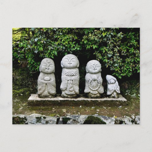 Carte Postale Petites statues de pierre (Devant)