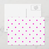 Carte Postale Petits À petits pois roses (Devant / Derrière)