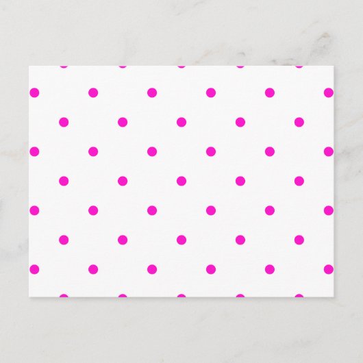 Carte Postale Petits À petits pois roses (Devant)