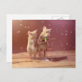 Carte postale : "Petits artistes" (Devant / Derrière)