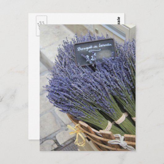 Carte Postale Petits bouquets de lavande (Devant / Derrière)