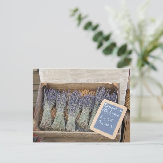 Carte Postale Petits bouquets de lavande (Debout devant)