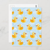 Carte Postale Petits canards jaunes (Devant / Derrière)