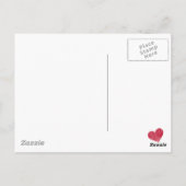 Carte Postale Petits Coeurs d'ange et amour (Dos)