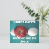 Carte Postale Petits-déjeuners copains : Deux oeufs $an Apple St (Debout devant)