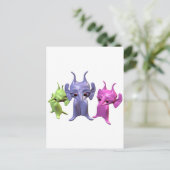 Carte Postale Petits Martiens (Debout devant)