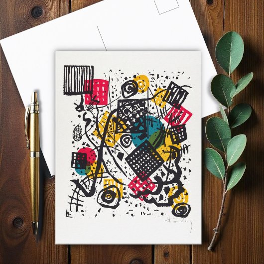 Carte Postale Petits mondes V par W. Kandinsky