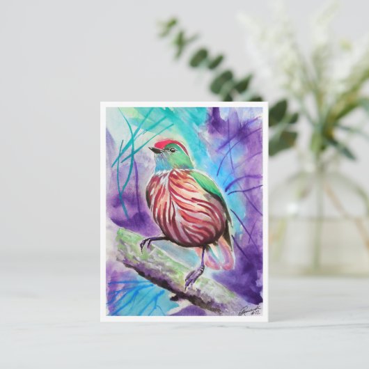 Carte Postale Petits oiseaux #12 (Debout devant)