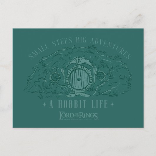 Carte Postale Petits pas, grandes aventures - Une vie de Hobbit (Devant)