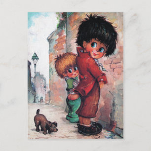 Carte Postale Petits pipi Poulbots