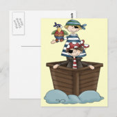 Carte Postale Petits pirates (Devant / Derrière)