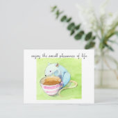 Carte postale Petits plaisirs (Debout devant)