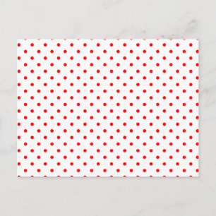 Carte Postale Petits pois rouges
