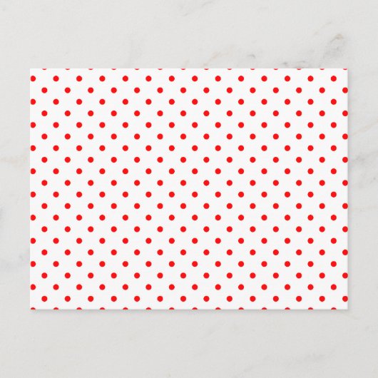Carte Postale Petits pois rouges (Devant)