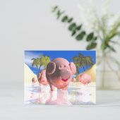 Carte Postale Petits porcs (Debout devant)