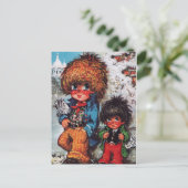 Carte Postale Petits Poulbots (Debout devant)