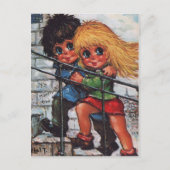 Carte Postale Petits Poulbots à Montmartre (Devant)