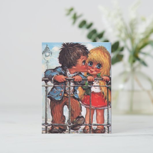 Carte Postale Petits Poulbots à Paris (Debout devant)