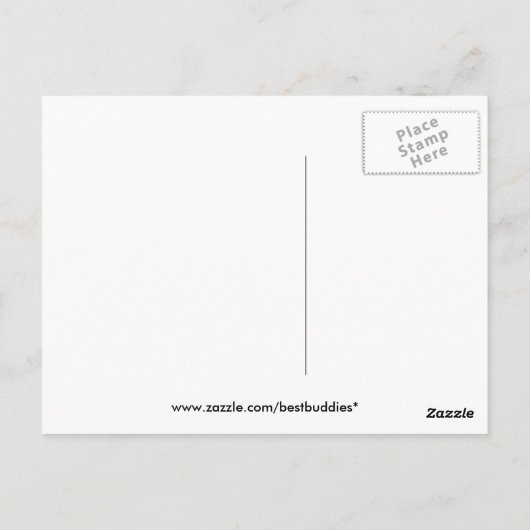 Carte Postale Petits singes (Dos)