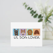Carte Postale Petits T-shirts et cadeaux d'amoureux des chiens (Debout devant)