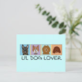 Carte Postale Petits T-shirts et cadeaux d'amoureux des chiens (Debout devant)