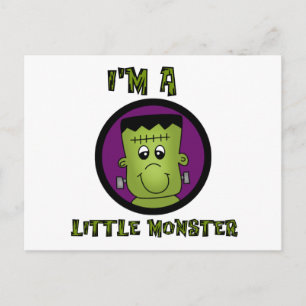 Carte Postale Petits T-shirts et cadeaux de Halloween de monstre