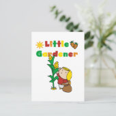 Carte Postale Petits T-shirts et cadeaux de jardinière de fille (Debout devant)