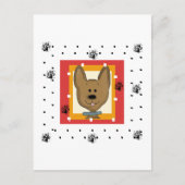 Carte Postale Petits T-shirts et cadeaux Doggie Brown (Devant)