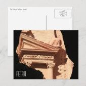 Carte Postale petra d'avant-première du trésor (Devant / Derrière)