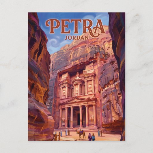 Carte Postale Petra Jordan (Devant)