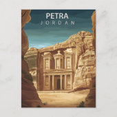 Carte Postale Petra Jordan Ancient Rose City Al-Khazneh (Devant)