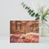 Carte postale Petra Jordan cat (Debout devant)