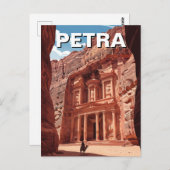 Carte Postale Petra Jordan Travel (Devant / Derrière)