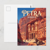 Carte Postale Pétra Jordanie (Devant / Derrière)
