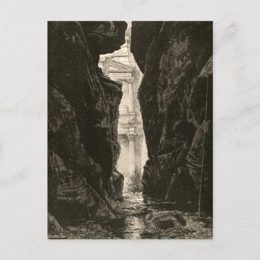 Carte Postale Pétra Jordanie Patrimoine de l'UNESCO (Devant)