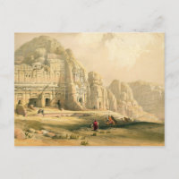 Petra, March 8th 1839, plate 96 from Volume III