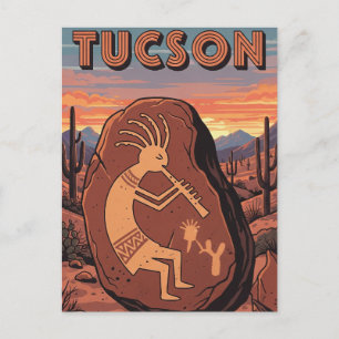Carte Postale Petroglyph Tuscon Arizona Travel