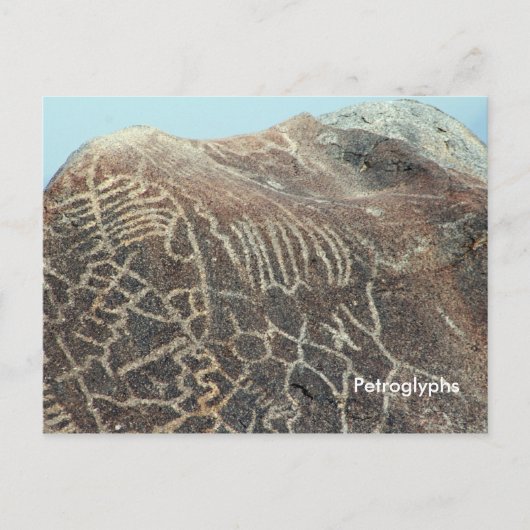 Carte Postale Petroglyphes (Devant)