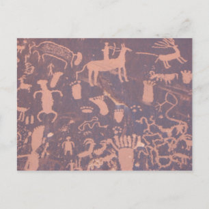 Carte postale Petroglyphs Rock