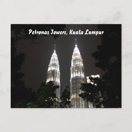 Carte postale Petronas Towers (Devant)