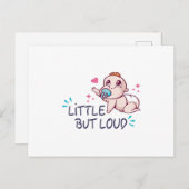 Carte Postale Peu mais bruyant (Devant / Derrière)