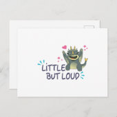 Carte Postale Peu mais bruyant (Devant / Derrière)