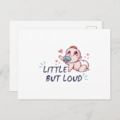 Carte Postale Peu mais bruyant (Devant / Derrière)